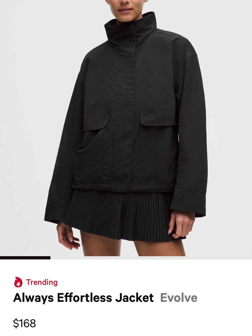 lululemon athletica Black Utility Jacket